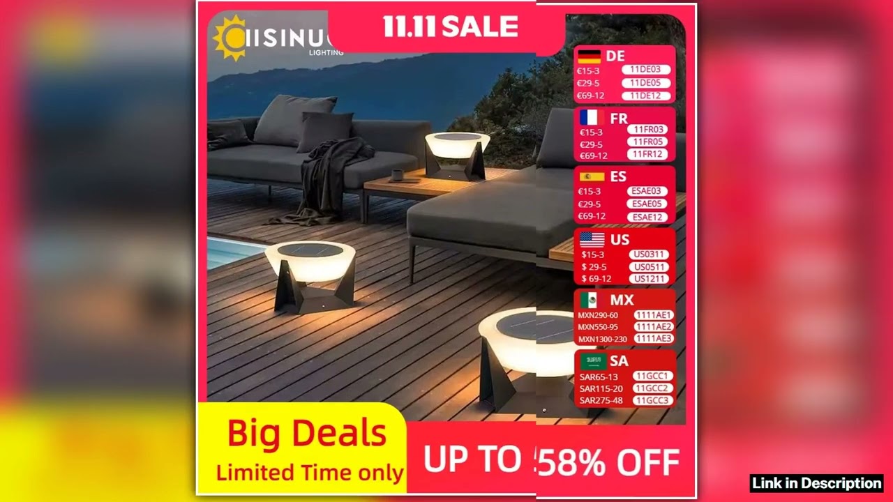 Solar Post Light Outdoor Column Pillar Light 3000K IP65 Garden Landscape Lighting for Patio Fence C