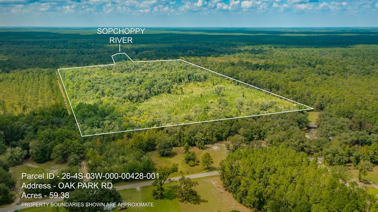 Oak Park Rd, Sopchoppy, FL 32358 Real Estate Aerial Video YouTube