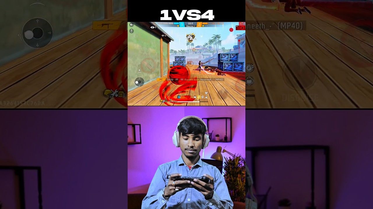 2 finger facecam gameplay solo vs squad iqoo 15 90fps 260hz raju ff 99 1 years experience