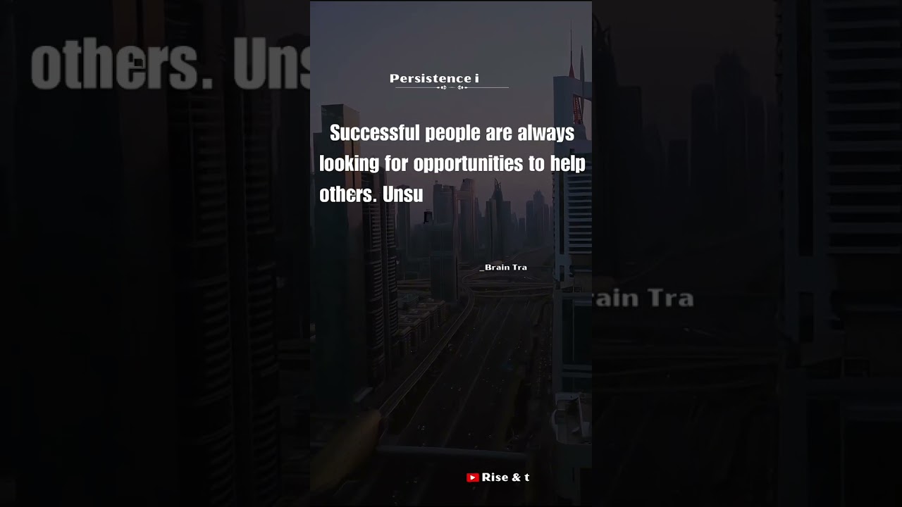 Persistence is Key | Life Changing Quotes 