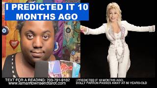 I PREDICTED THIS 10 MONTHS AGO: DOLLY PARTON PASSES AWAY AT 80