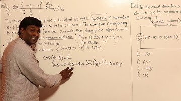 DC Offset in AC Transients Problem Set | Power System | GATE/ESE | KN Rao