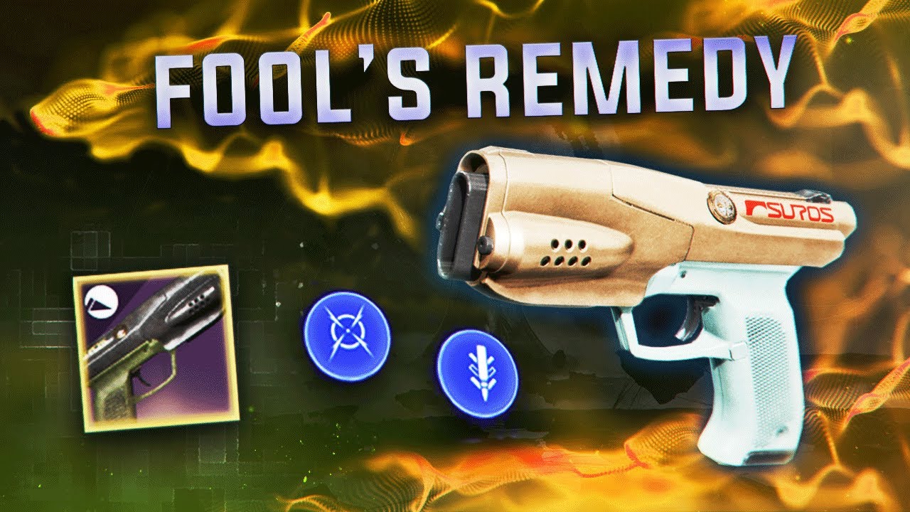 FOOL'S REMEDY is the best sidearm for PVP(Iron Banner God Roll sidearm) - Destiny 2