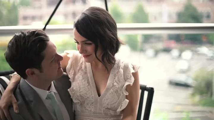 Arielle + Bennett at The W Hotel Seattle, Washingt...
