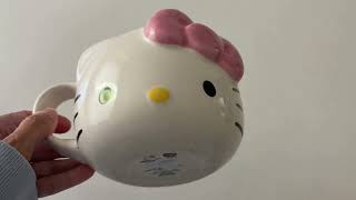 Hello Kitty 3D Mug Review | Silver Buffalo Pink Bow Mug screenshot 1