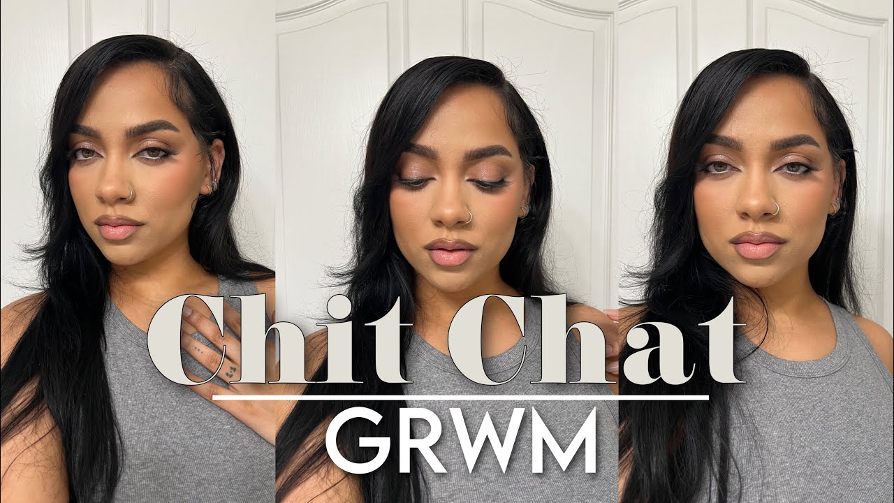 CHITCHAT GRWM: NEW MAKEUP + NEW SHOWS + SUPER CHATTY | MYESHA POLNETT