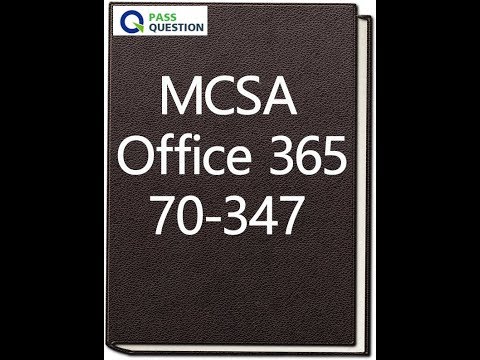 Microsoft 70-347 practice test - Enabling Office 365 Services