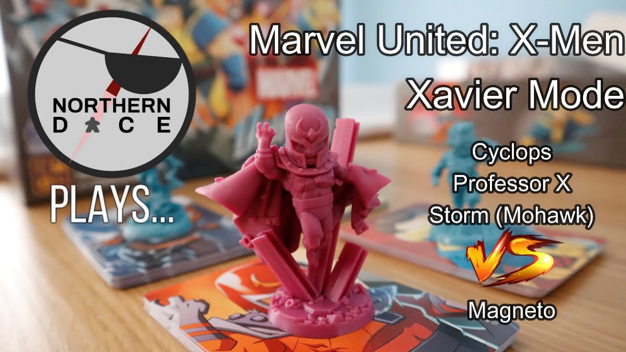Marvel United: X-Men Solo Play (The Maniacal Magnet Melder VS The Classic Trio)
