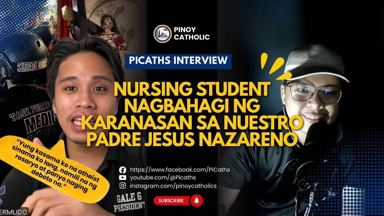 NURSING STUDENT NA DEBOTO NG NUESTRO PADRE JESUS NAZARENO, NAGBAHAGI NG KANYANG KARANASAN