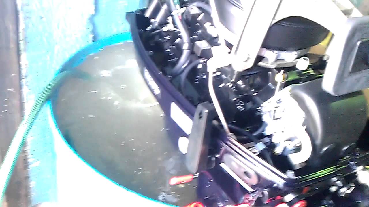 Обкатка мотора в бочке