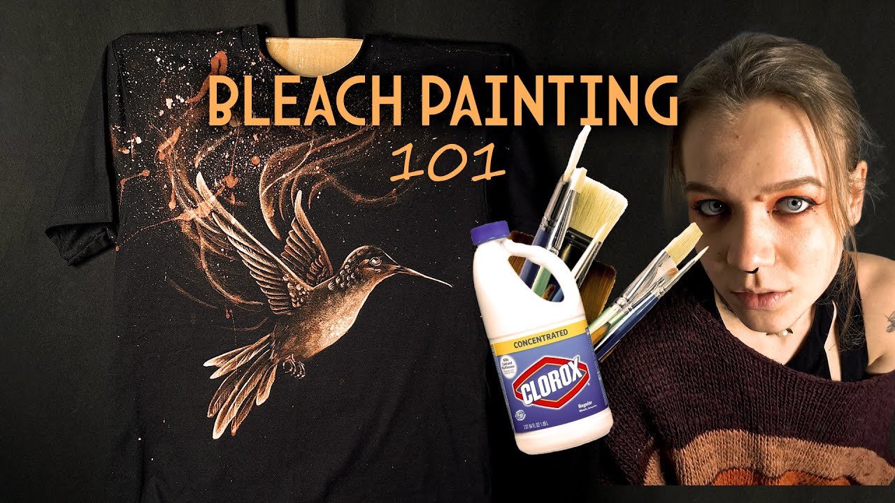 Как рисовать отбеливателем | Метод наложения слоев для создания плавных градиентов и глубины