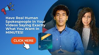 How To Create Real Human Spokespeople Video Using Human Synthesys Studio