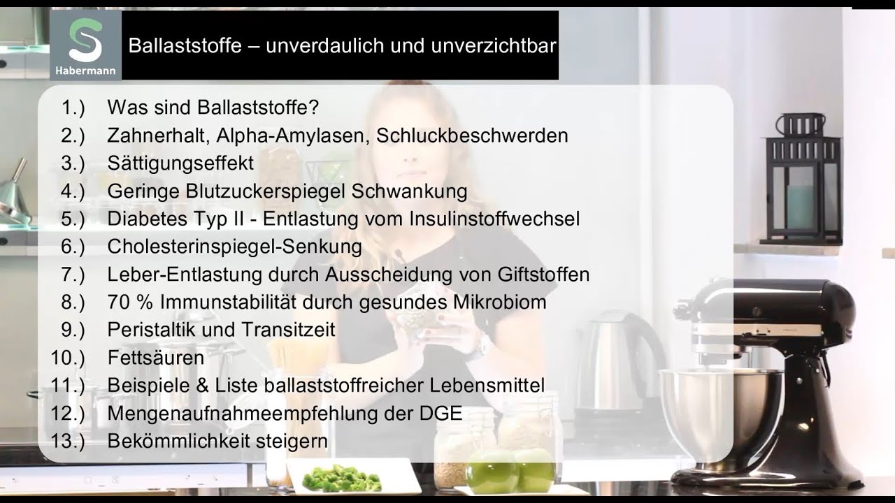 BALLASTSTOFFE UNVERZICHTBAR und UNVERDAULICH YouTube