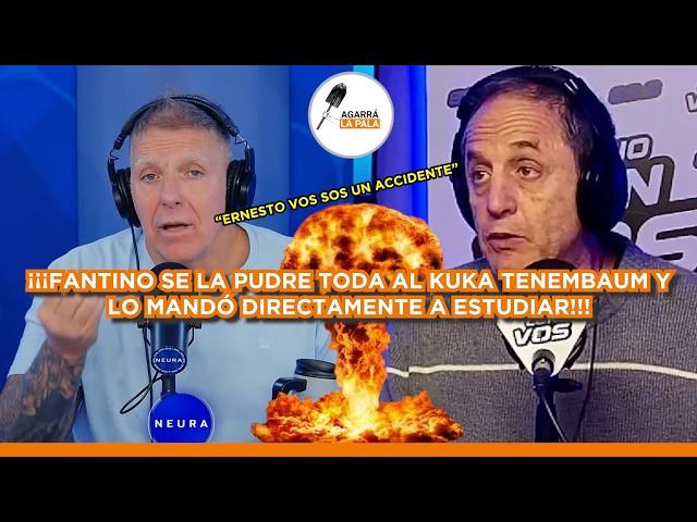 FANTINO CRUZÓ AL KUKA TENEMBAUM, LO MANDÓ A ESTUDIAR Y SE PUDRIÓ TODO: "VOS SOS UN ACCIDENTE"