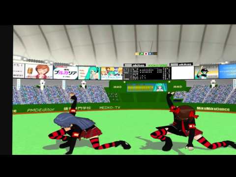 ＭＭＤ「サウスポー」を踊ってもらいました