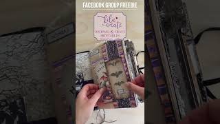 Spooky Season Craft-a-long October 5 | KILA Create Printables #journalprintable #halloweenjournal
