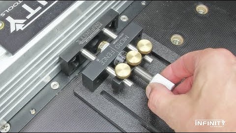 Infinity Router Fence Micro Adjust - Perfect Joinery Precision