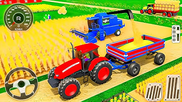 Modern Farm Tractor Driving Game 2025 |Realistic Tractor Simulator Game |Android Gameplay