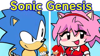 Friday Night Funkin' Vs Sonic, Tails & Knuckles | Funkin' Genesis (Fnf Mod) (Sonic Mania Adventures)