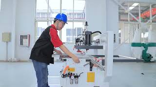 Celebrity ZICAR horizontal woodworking double head multi spindle boring machine wood multi-boring machine for Profile