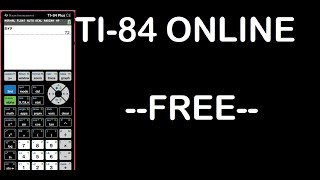 TI84 Online - Free