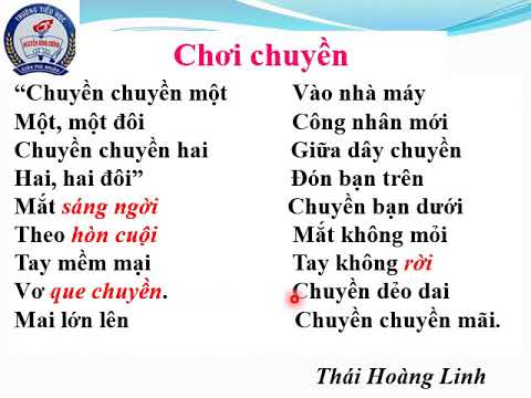 LỚP 3 - Tuần 1: CHÍNH TẢ: CHƠI CHUYỀN