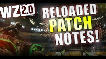 Warzone 2 RELOADED UPDATE = TONS OF CHANGES (NERFS) - Warzone 2 Update Patch Notes! Modern Warfare 2