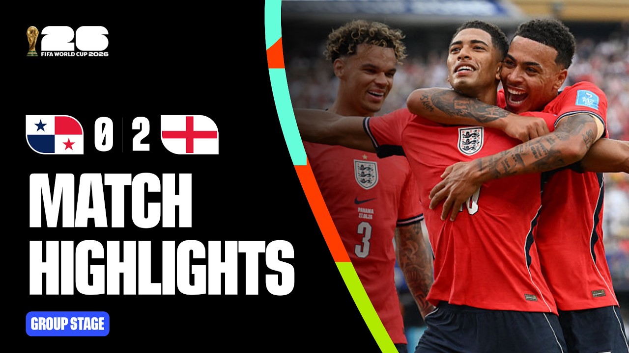 Resumen: Highlights | Panama 0-2 England | FIFA World Cup 2026™
