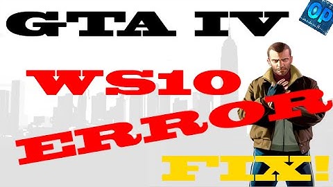 GTA IV | How to fix the WS10 Error (Tutorial/HowTo)