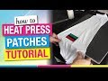 How to Heat Press Patches Tutorial