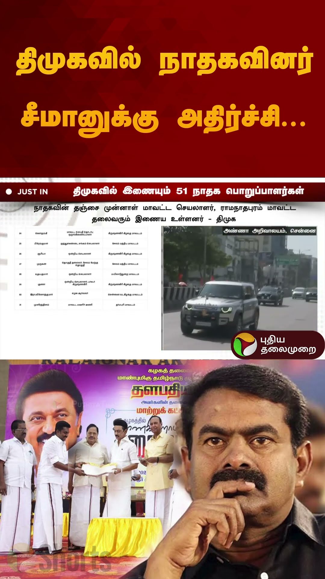 திமுகவில் நாதகவினர் சீமானுக்கு அதிர்ச்சி... | #dmk | #ntk | #seeman | #shorts
