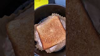 Air frying tuna, cheese and bread #random