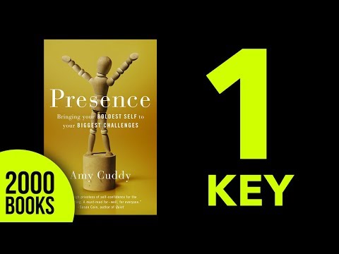 Presence by Amy Cuddy - How to Eliminate Stress in Challenging Situatuations