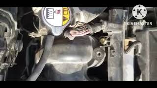 Kia Rio engine overheat, cooling fan motor failure here is what is the part we need to replace #kia