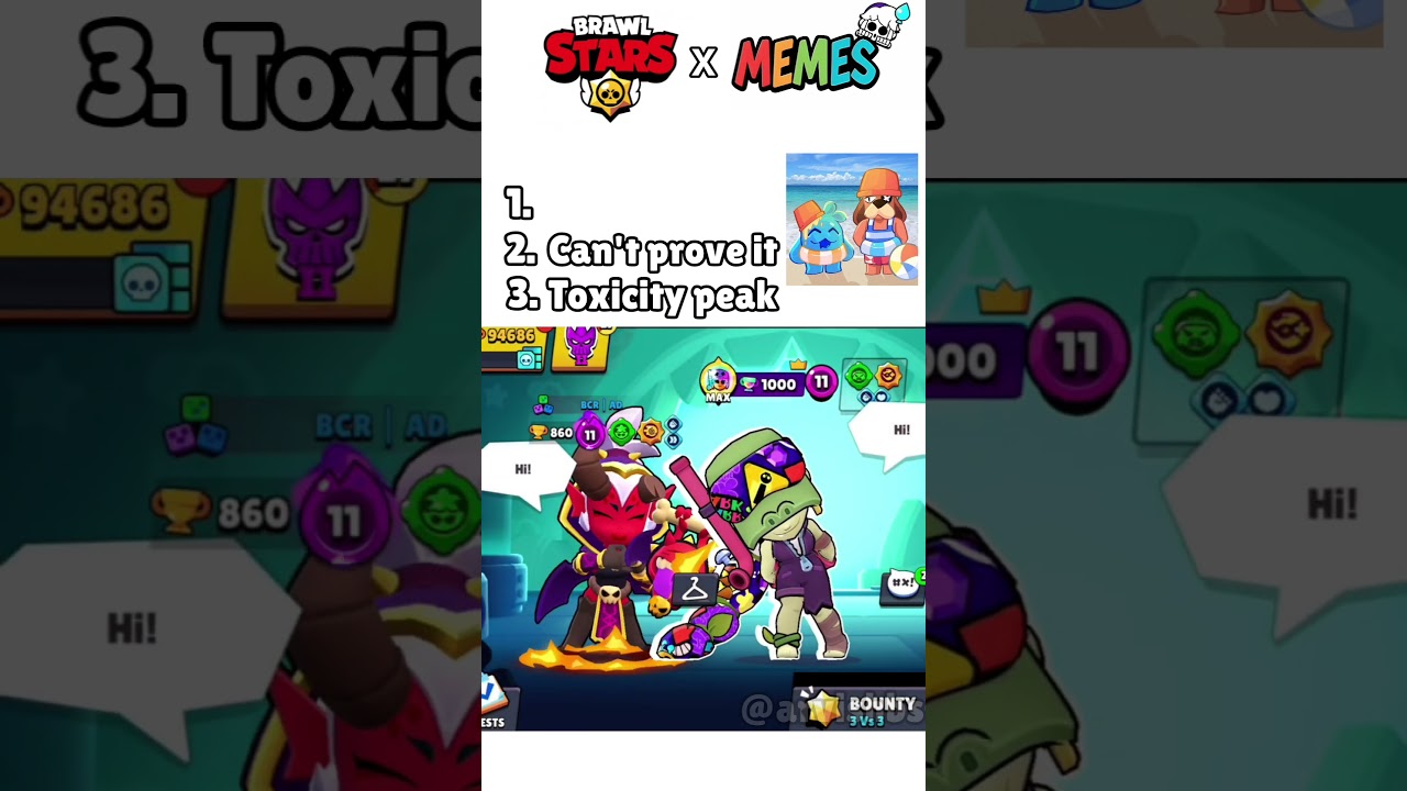 The End🤣 TOP 5 Memes in Brawl Stars🔥 
