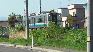 JR五能線　快速・東能代行き【GV-E400系・3524D】　2022.05.18