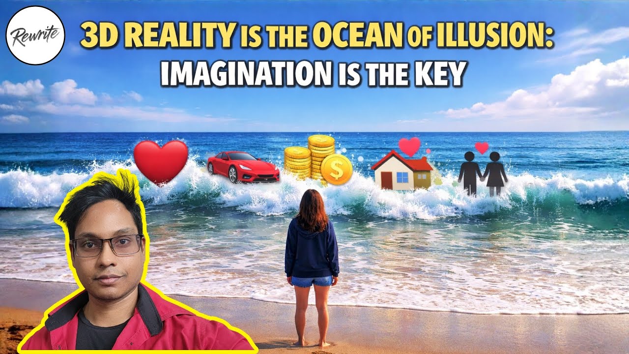 3D Reality is the Illusion, Imagination is Reality 