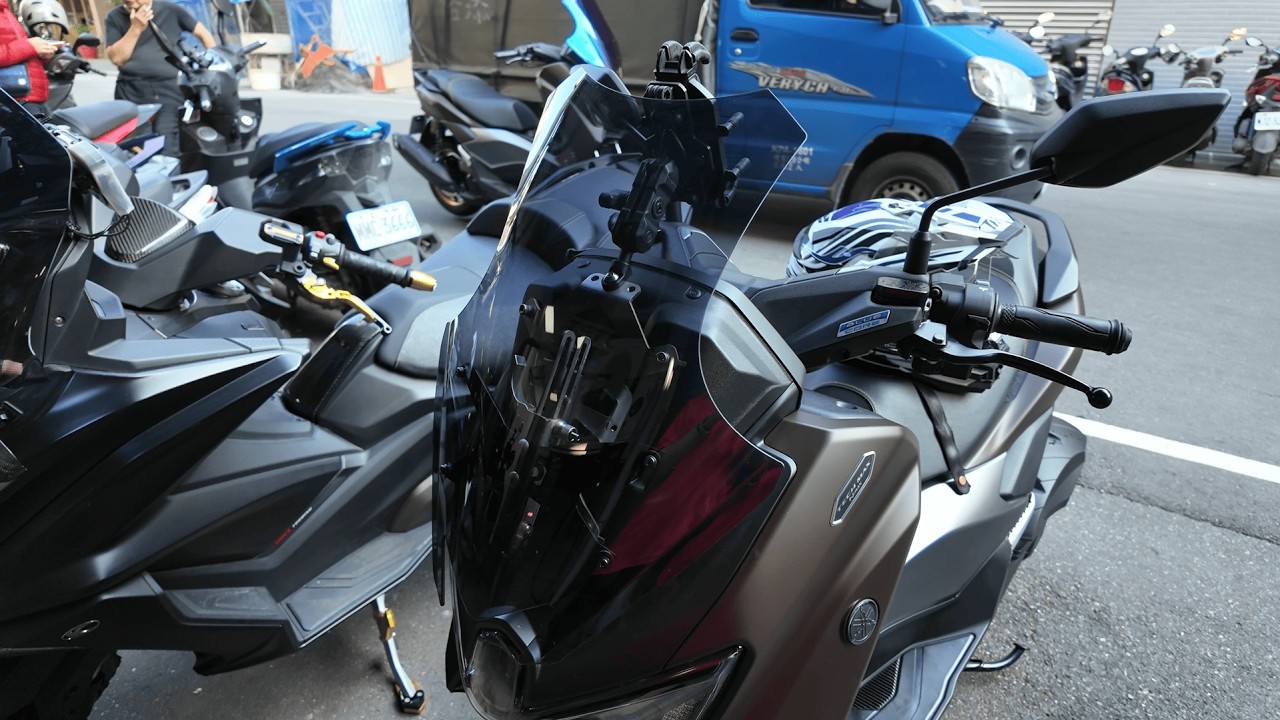 YAMAHA NMAX V3｜JSTC 專用風鏡他來了？！實裝效果超有感！
