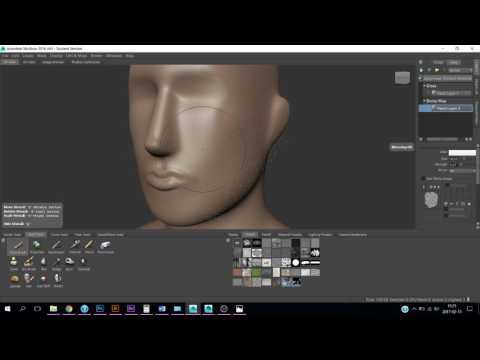 Mudbox  - måla i gloss, bump och specular channel