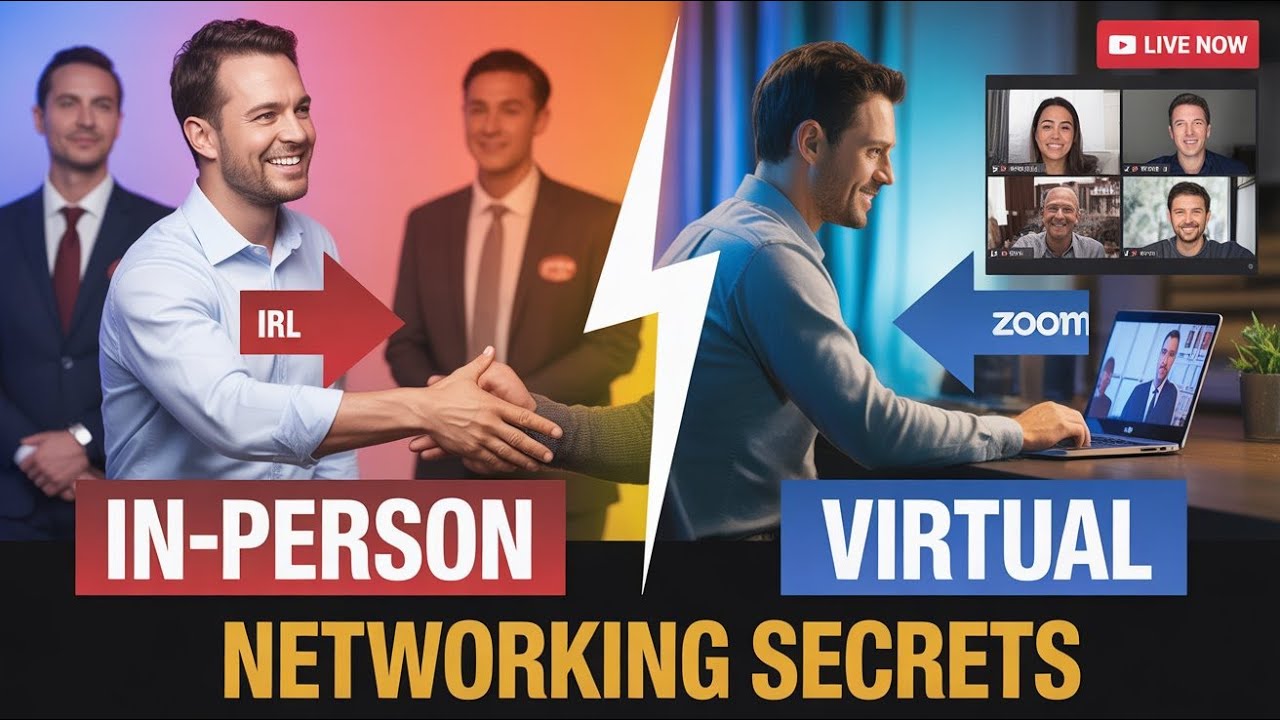 Networking In Person Networking In-Person & Virtual: Find Groups + Conversation Hacks (Live ...