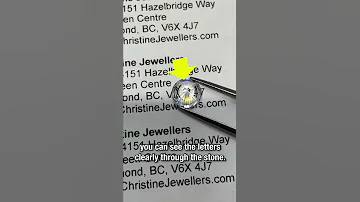 REAL Or FAKE Diamond Read Through Test 