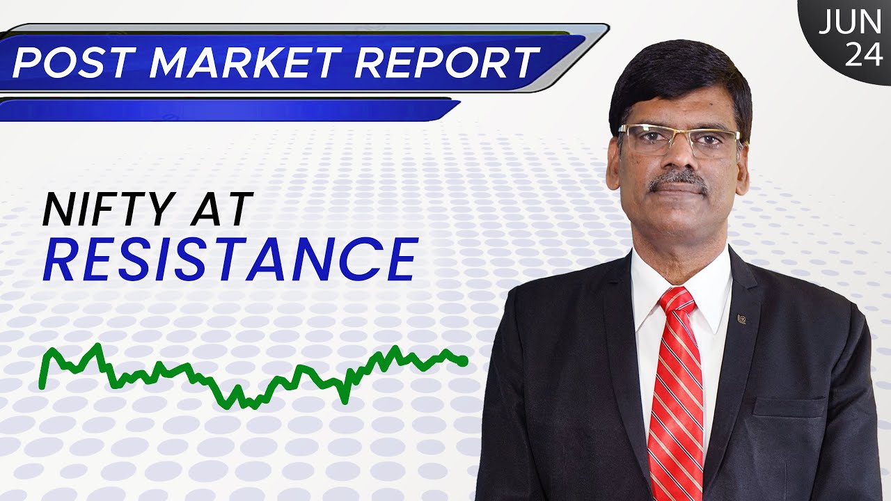 Nifty At RESISTANCE Post Market Report 24 Jun 22 YouTube