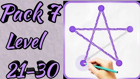 One Draw Puzzle-Drawing Games Pack 7 Level 21 22 23 24 25 26 27 28 29 30 Android Gameplay