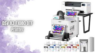DSV X13 A3 F1080 DTF Printer Review | F1080 Printhead, A3 Printing & Auto Maintenance!