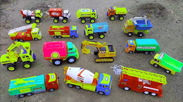 Xe Cẩu Múc Cát / Xe Cứu Hỏa / Máy Xúc Đất / Xe Tải / Ô Tô Đồ Chơi / Xe Trộn Bê Tông / Xe Chở Xăng