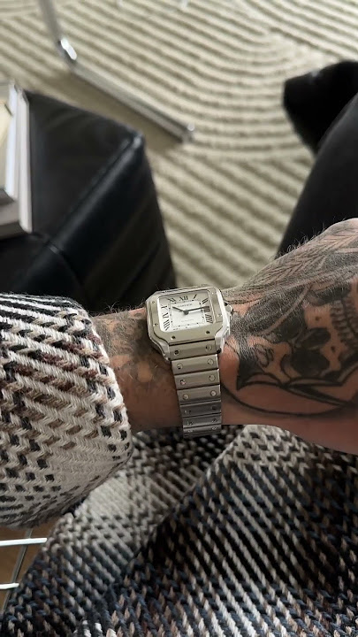 First day with the Cartier Santos!