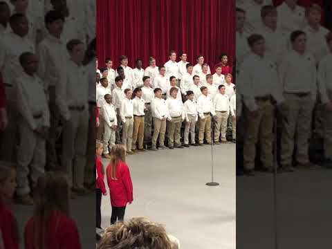Mid-Carolina Middle School winter choral concert 12-18-18