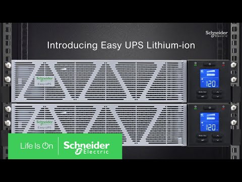 Easy UPS On-Line Lithium-ion 120V 2U | Schneider Electric