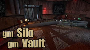 GMOD VR: Exploring Two Bunker Maps (gm_Silo & gm_Vault)