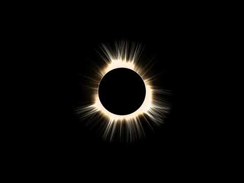 A solar eclipse loop, 16 seconds, no narration